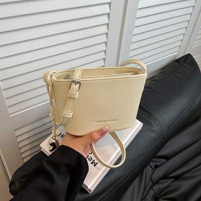 Fashion Casual Bucket Bag Women's Trend Fashion Shoulder Bag 2025 Spring and Summer New High-end Women