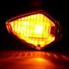 Turn Indicator Lamp, 1 Pair Turn Indicator Lamp Fit for CRF250L Motorcycle Modified Accessories (Black and Yellow)