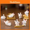 Cute Cartoon Animal Resin Miniature Decorations Adorable Garden Ornaments