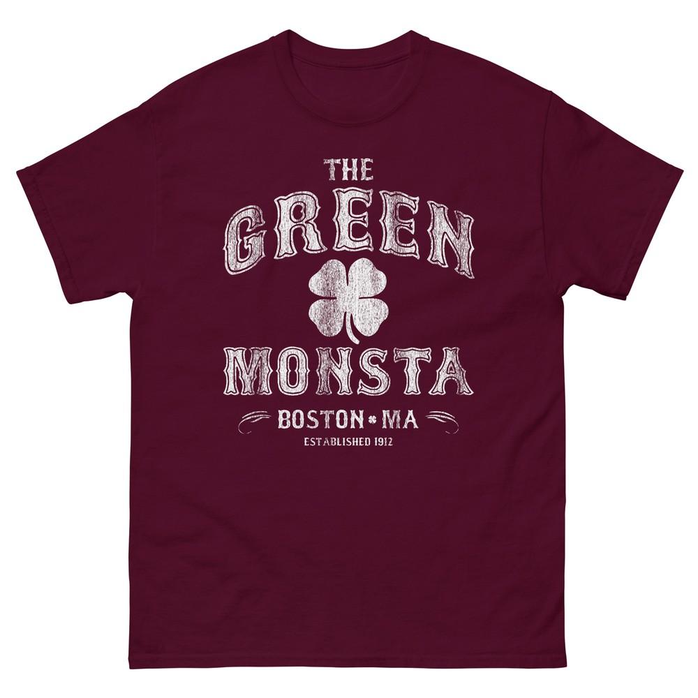 The Green Monsta Boston Tshirt Game Or St Patricks Day Tshirt S