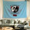 Custom Name SC Freiburg Printed Tapestry – Wall Hanging for Bedrooms, Dorms, and Home Decor