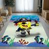 Funny S-SpongeBob Patrick Star Cartoon Living Room Non-Slip Area Rug Soft Carpet for Bedroom Playroom Sofa,Home Decor Doormat