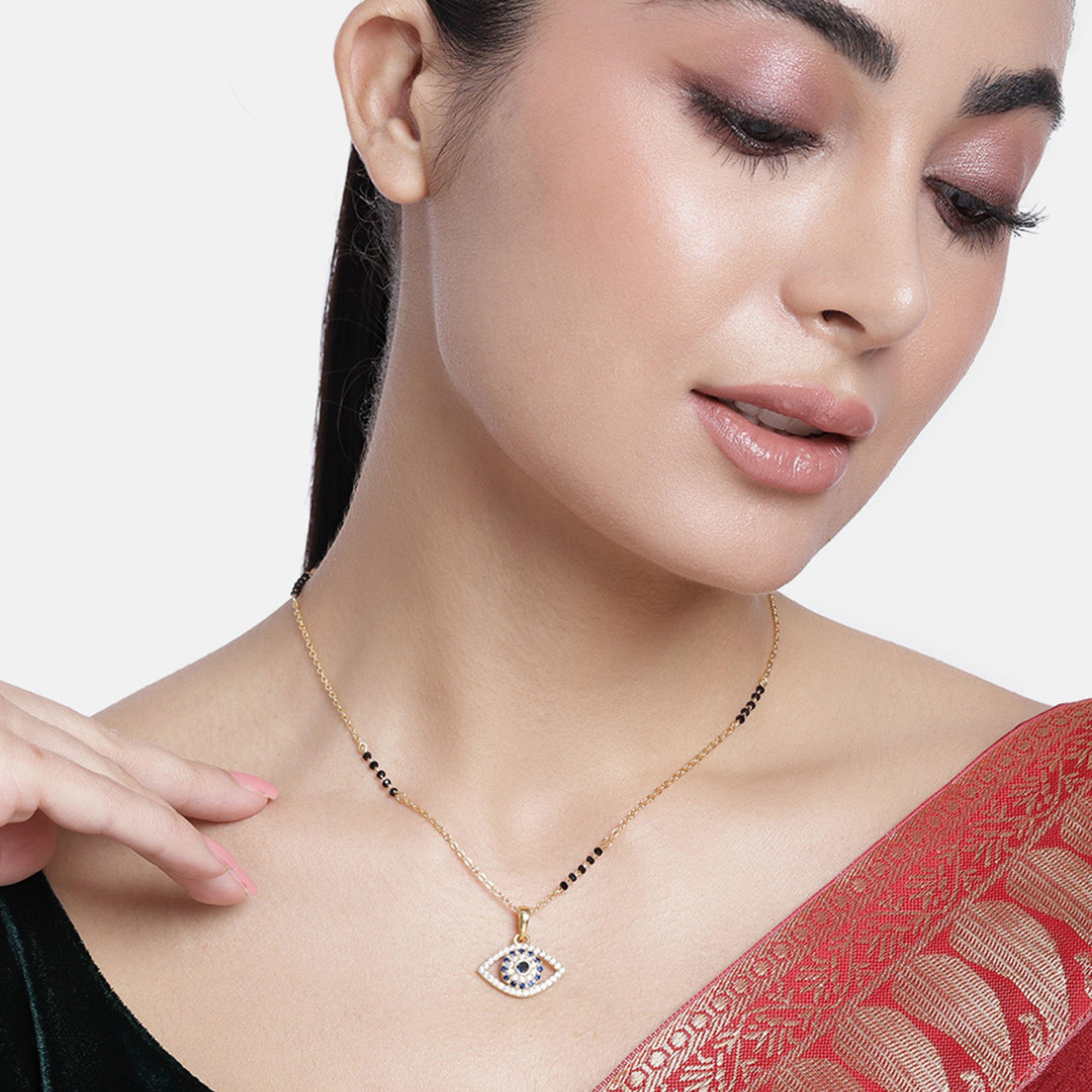 

Abdesigns Алмазная Мангалсутра, Позолоченная Индийская Мангалсутра, Болливудская актриса Мангалсутра, Американский Алмазный Мангалсутра сглаза белый