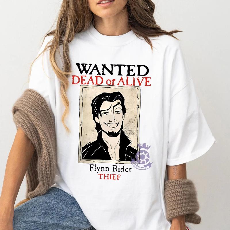 2026 Fashion Entangled Funny Wanted Flynn Knight Thief Printed WoUnisex TShirt Short Sleeve Loose Plus Size Top S