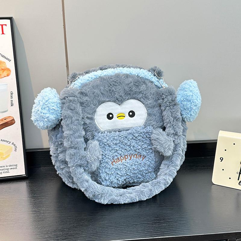 Plush Bear Backpack For Kids With Pp Cotton Filling And Creative Animal Design