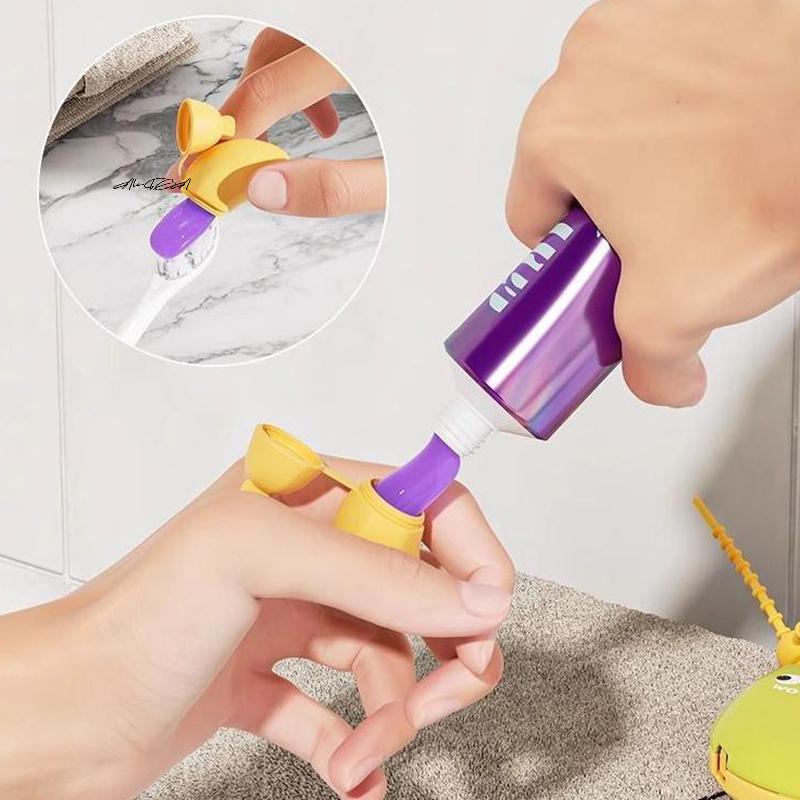 Banana Shaped Toothbrush Head Protective Cover With Toothpaste Compartment Portable Travel Dust Clamp Storage Box