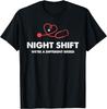 Lustiges Nachtschicht-Krankenschwester-Humor-T-Shirt: Wir sind eine andere Spezies