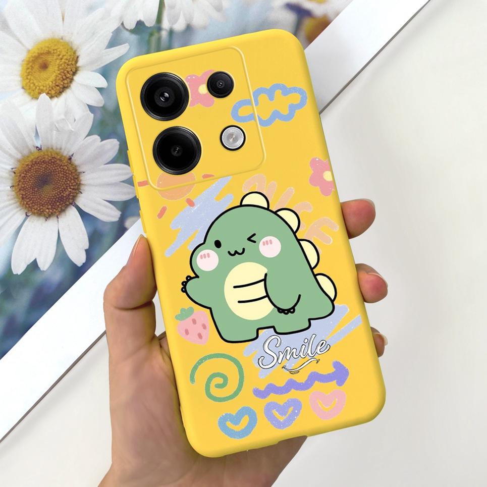 For Xiaomi Poco X6 Pro 5G Phone Case Xiaomi Poco M6 Pro 4G Back Cover Cartoon Cool Style Child's Coque Funda Soft Silicone TPU