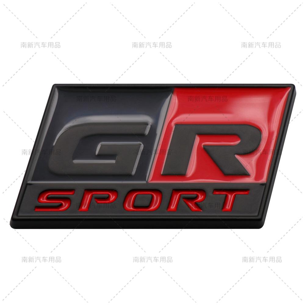 Car Sticker GR Sport Decal Front Hood Grille Emblem Badge for Toyota HV YARiS RZ RC RS Prius Lexus Harrier GRMN Logo Stickers