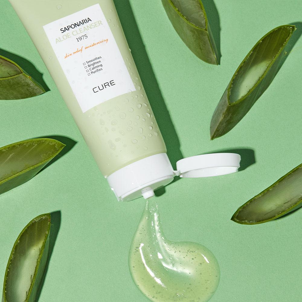 Kim Jeong Moon Aloe Cure Saponaria Aloe Cleanser 150g x 2