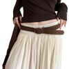 Modische Dornschließe Wildleder Leder Gürtel Lässiges Luxus Design Business Taillengürtel Retro Hüftband Für Damen