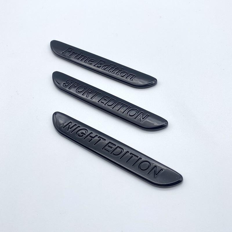 NIGHT EDITION Grand Edition Prime Edition Blade Top Emblém ABS na blatník auta Mercedes Benz Samolepka s bočním odznakem Lesklá černá
