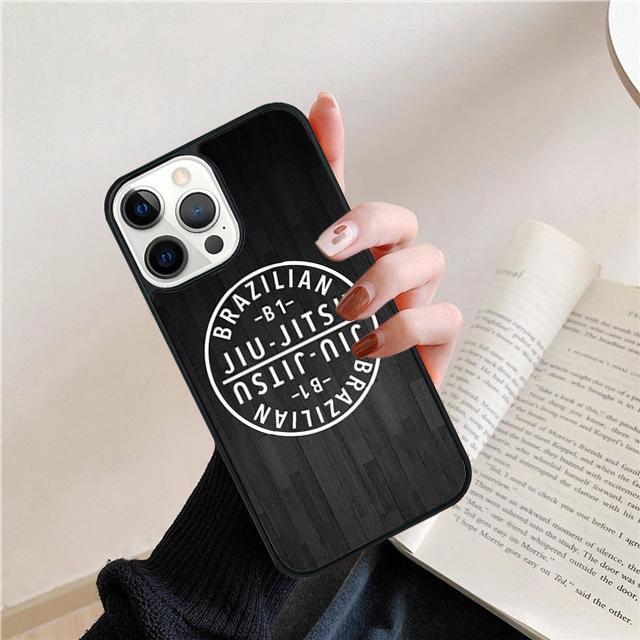 

BJJ Brazilian Jiu Jitsu Art Phone Case For iPhone 17 Air 15 16 Cover 14 11 13 Pro Max 12 Plus Max Cover Coque iPhone 16pro max