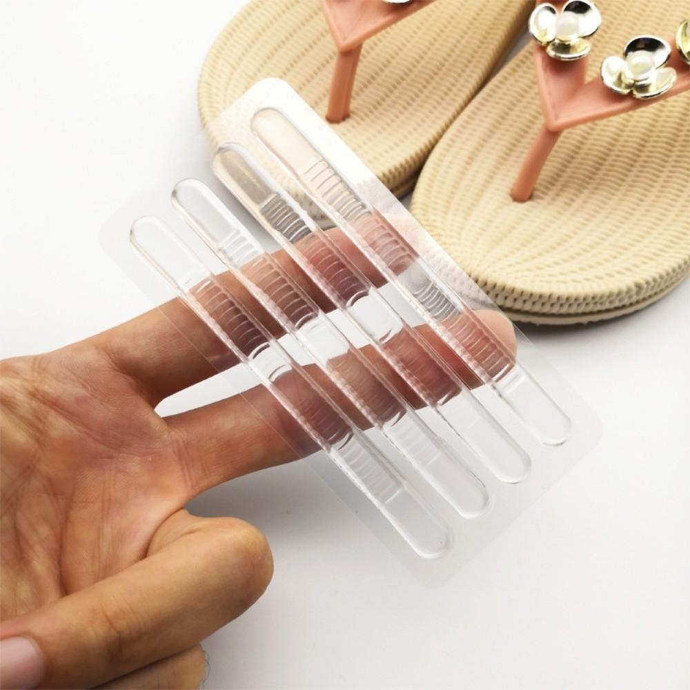 Transparent Silicone Heel Stickers Anti-wear Anti-friction Invisible High Heel Shoe Strap Sticker Soft Thin Strip Heel Strips