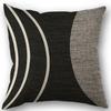 45X45cm Abstract Geometric Black and White Decorative Soft Pillowcase Modern Bohemian Pillowcase Home Decoration