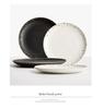 Japanese Ceramic Dinner Plate for Steak, Noodles, Salad, and Western Dishes