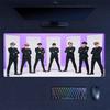 BTS Poster Mouse Pad, Large Gaming Desk Mat, Non-slip XXL Mousepad for Laptop & Tablet, Mini PC Playmat with Stitched Edges