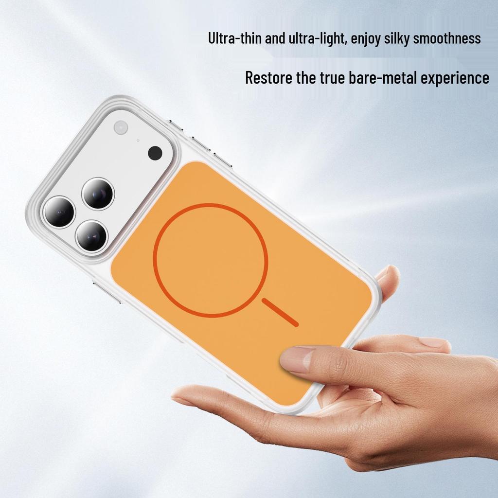 iPhone 17 Pro Max Crystal Shine Magnetic Protective Case for Apple 16 Plus