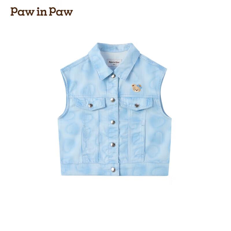 

PawinPaw Girls Colorful Denim Vest Jacket 130