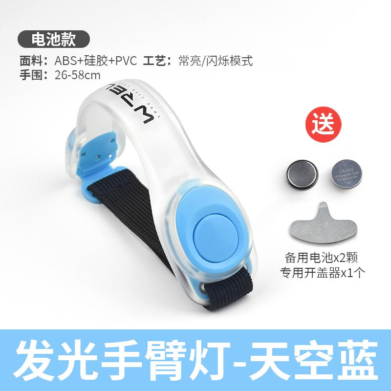 

WRELS LED Light Up Armband Running Arm Belt Glow Sports Bracelet Outdoor Night for Running Walking Cycling Concert Roller Skates
