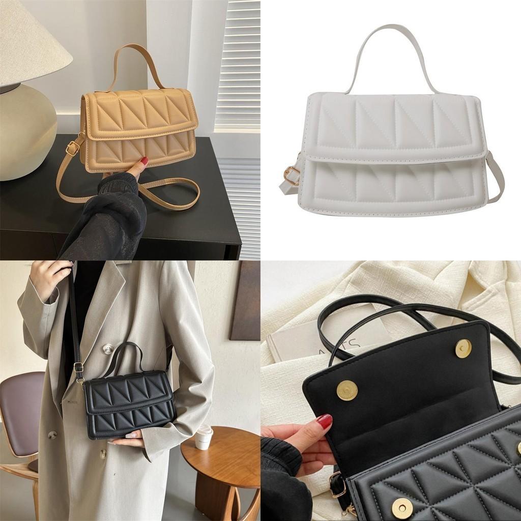 Retro Candy Color Imprint Casual Shoulder Handbag For Women New Collection For Fall 2023