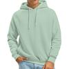 Men's Fashion Raglan Long Sleeve Hooded Sweatshirt