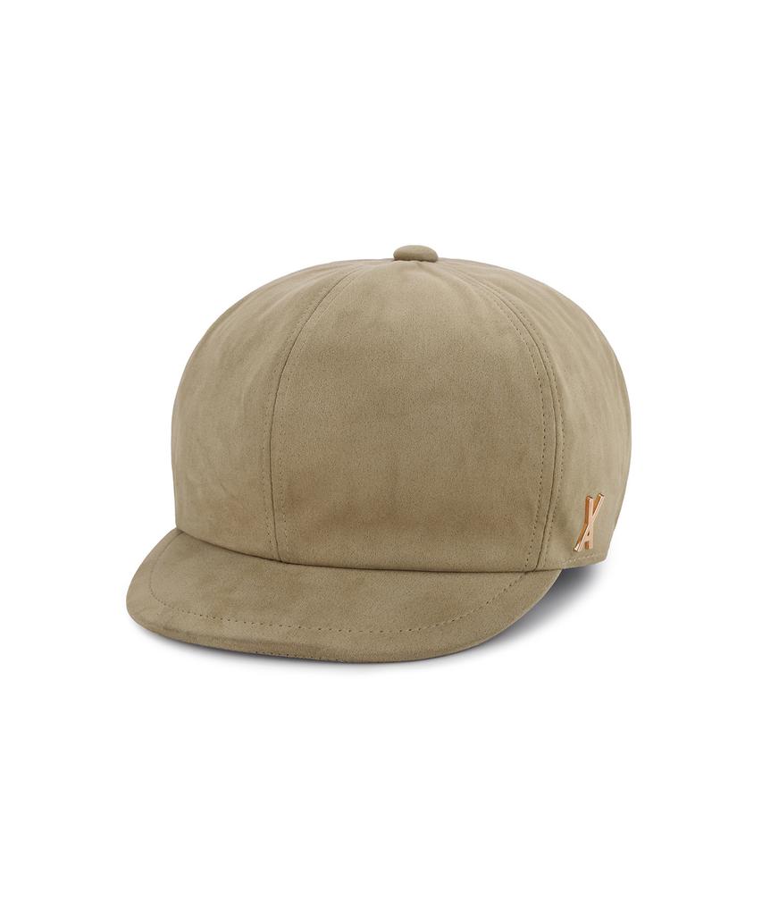 Bajal Va Studded Easy Fit Newsboy Cap Beige