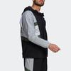 Adidas Ultraboost Jacket With Fleece Lining And Woven Hood Men Outerwear Silver-Gray GU1739