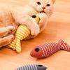 1pc Cat Toy Catnip Fish Pet Chew Bite Toys for Cats Funny Interactive Soft Simulation Fish Kitten Training Playing Toy Cat Supplies