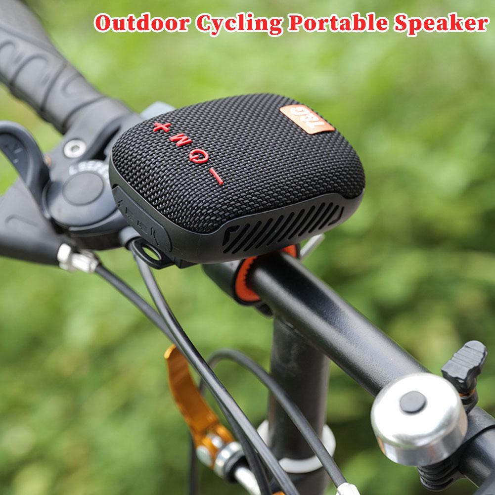 1Pc Outdoor Bicycle Bluetooth Speaker Portable Wireless Sound Box Rechargeable Handlebar Speaker Waterproof Bluetooth Speaker
