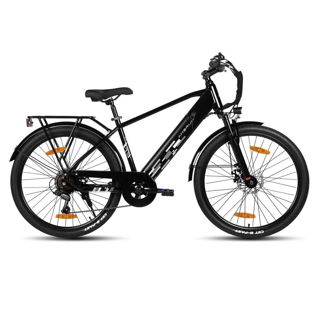 HILAND AMB652 Bicicletă Electrică de Oraș pentru Adulți cu Scaun Anvelope Off-Road 26 Inch Motor 250W Baterie 36V10.4AH Bicicletă Electrică de Munte