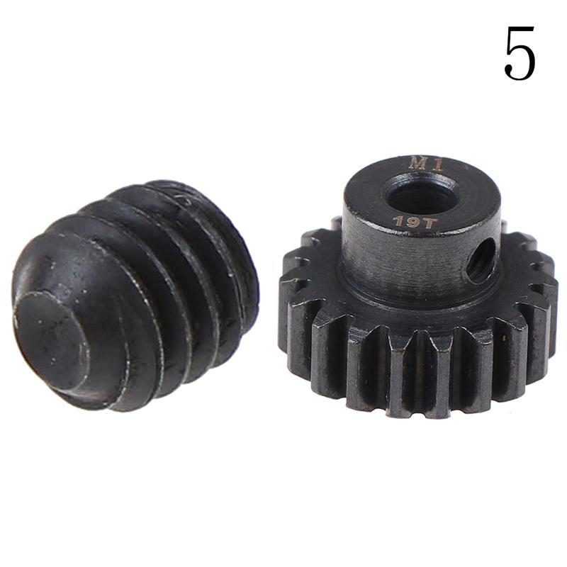 M1 5mm 11T 13T 15T 17T 19T Pinion Motorgir Kombinasjonssett For 1/8 RC Bilmotor