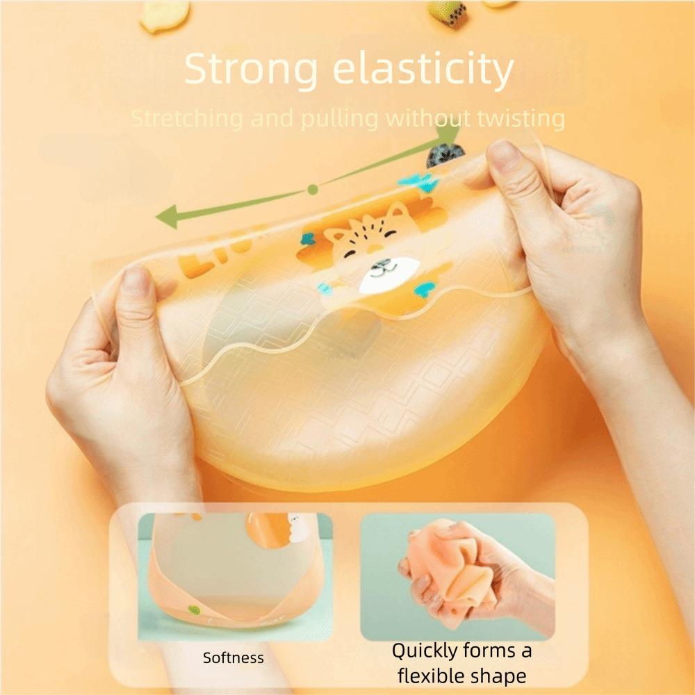 Silicone Baby Bibs Soft Baby Food Napkin Cute Children Food Apron  Baby Feeding Stuff