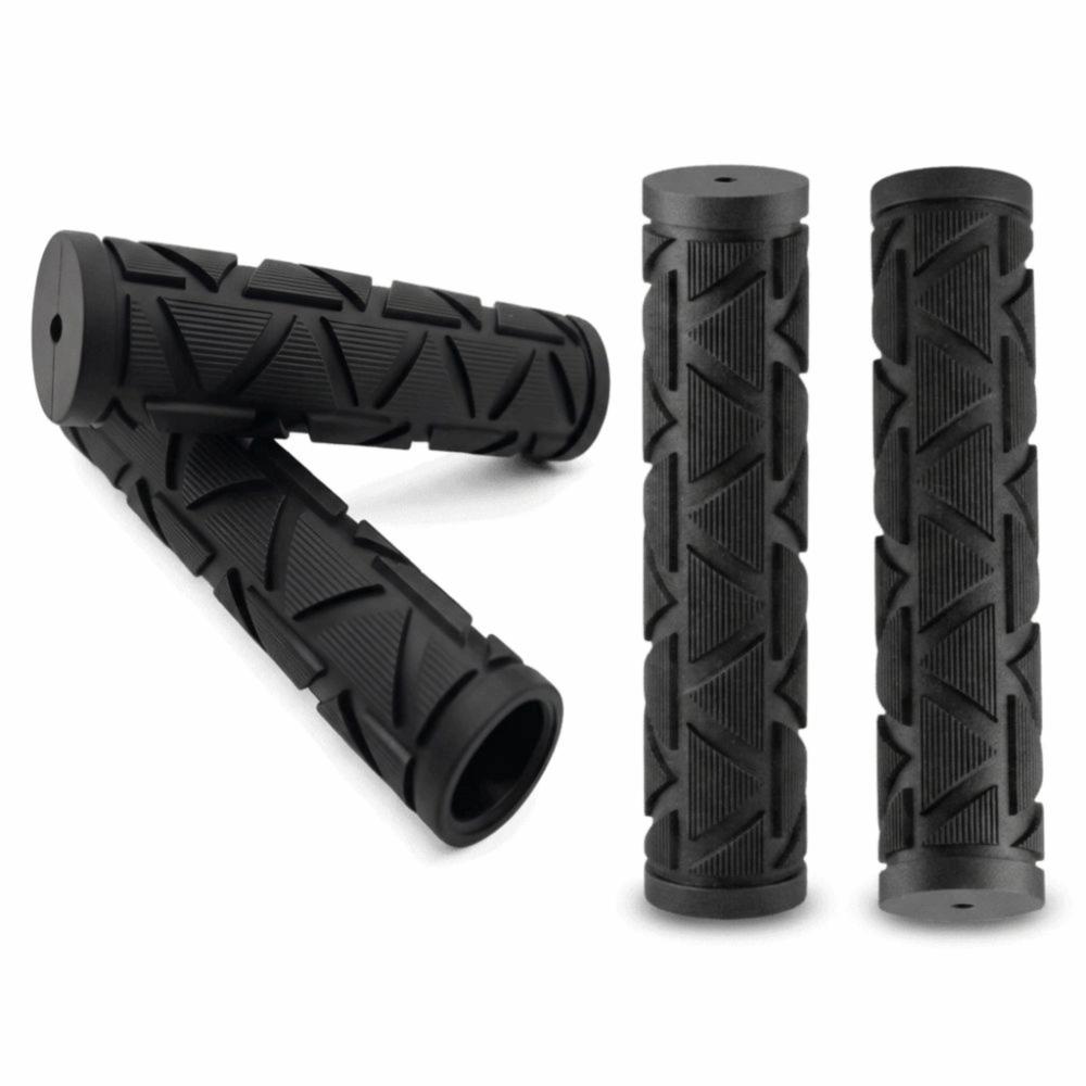 4PCS Non-Slip Bike Handlebar Grips Rubber Scooter Handle Grips for Riders and Cyclists