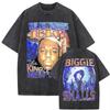The Notorious Big Je To Všechno Byl Sen Grafické Vintage Vybledlé Tričko Hip Hop Rapper Biggie Smalls Trička Unisex Nadměrné Tričko