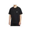 Nike Odzież sportowa Oddychająca Kieszeń Miękka Wygodna Trwała Koszulka z Krótkim Rękawem Męska Top Czarny HJ0575010