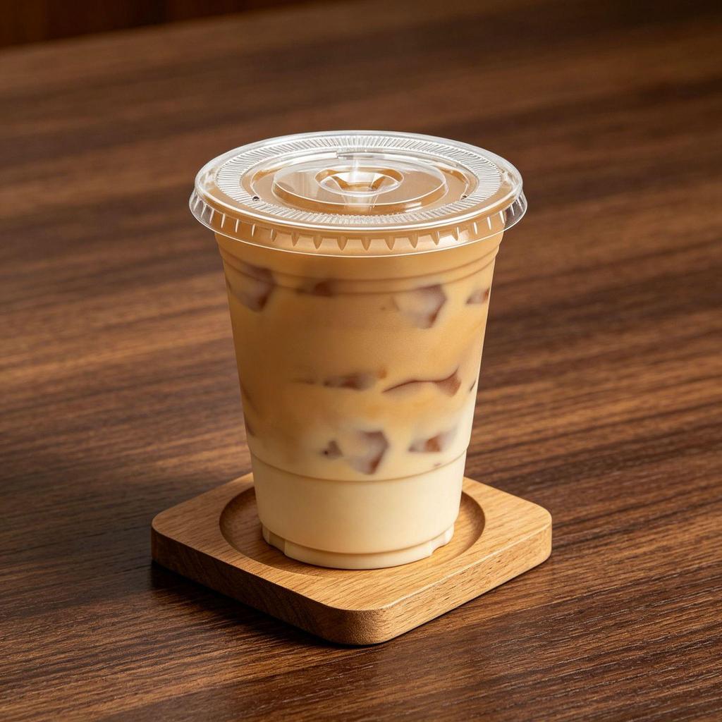 16 Oz Clear Disposable Plastic Cold Drink Cup with Lid and Straw