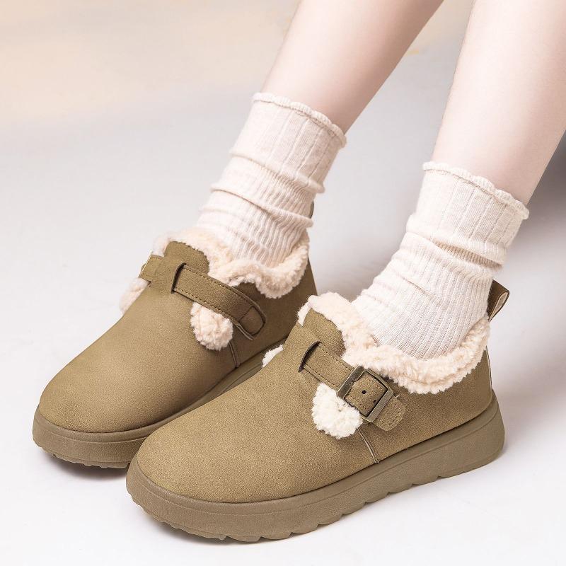 Cotton Shoes Women's Shoes New Fashion Warm Snow Boots Pumps Versatile Boots with Fleece Thickened Women's Boots Cotton Boots