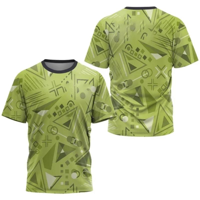 Fashion Simplicity Harajuku Sportswear T Shirt For Men Outdoor Badminton Table Tennis Training Clothing Casual O-neck Loose Tops