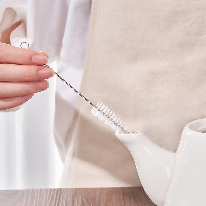 Teapot Plastic Compact Spout Cleaner With Long Handle Mini Brush For Use Kitchen