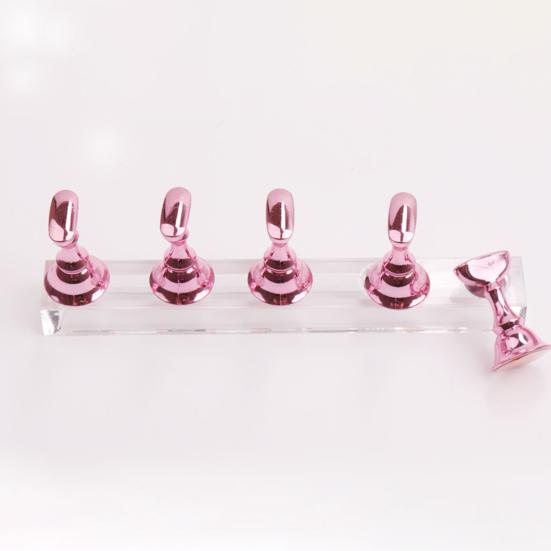 Espositore per unghie a forma di scacchiera, motivo a scacchi, magnete adsorbimento, scaffale per esercitarsi in nail art in metallo per salone