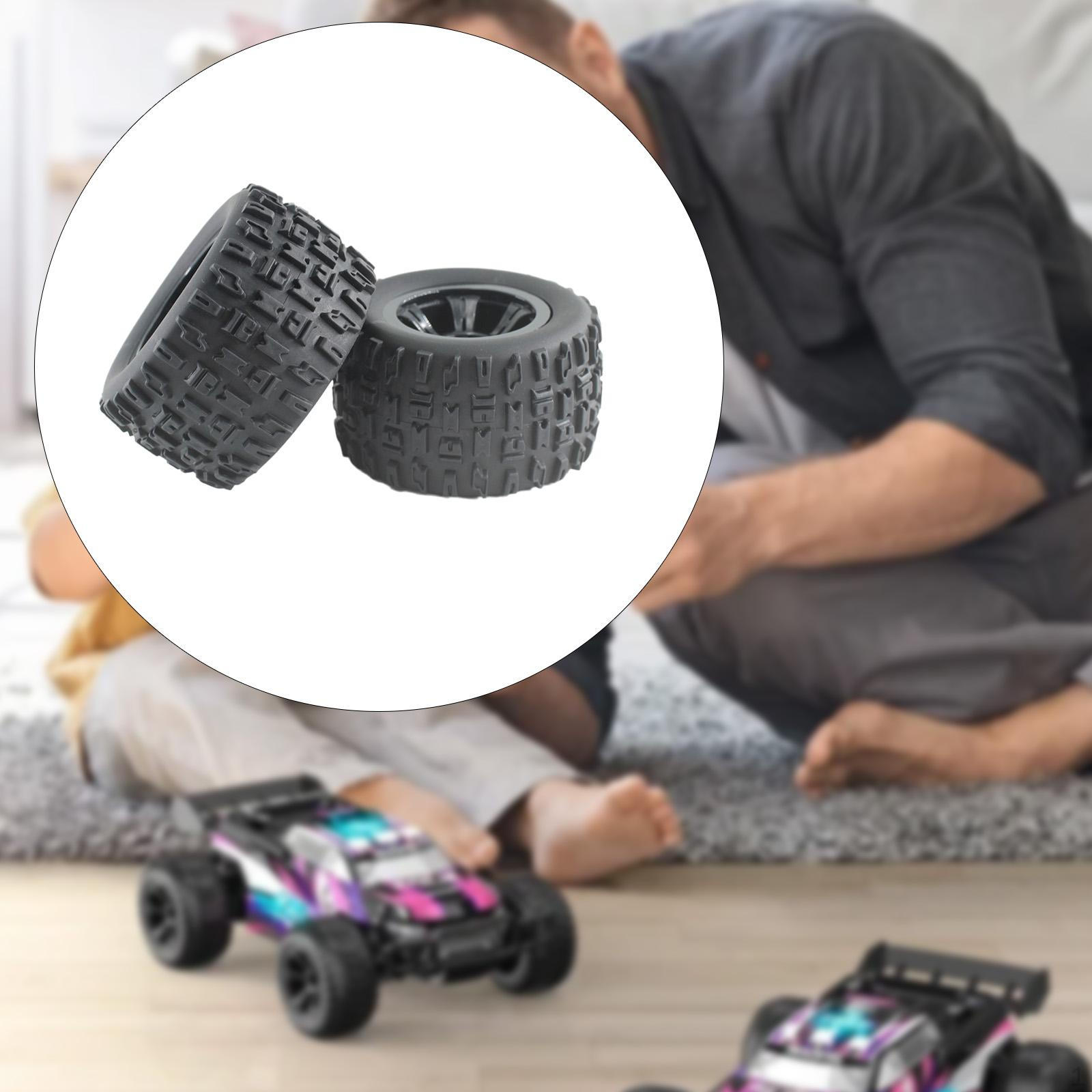 

2x RC Wheels and Tires Replace 1/18 Scale 18101 18101Pro Repairing Modification Easy Installation