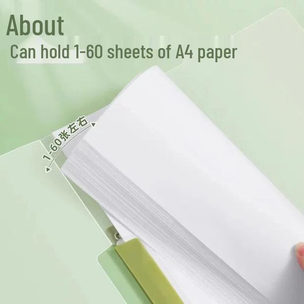 Packung mit 5 drehbaren, seitlich öffnenden, verdickten A4-Schnellheftern