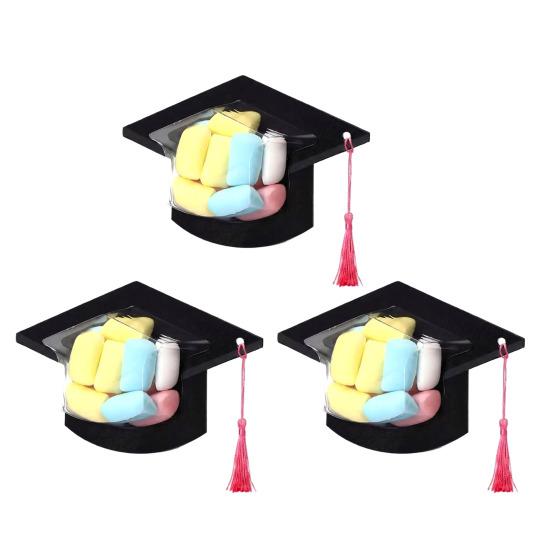 Graduation Cap Candy Cards Candy Dome Greeting Card with Tassel DIY Grad Cap Candy Box for School Ceremony Party 2026 Graduation Gifts