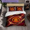 Vzor Manchester United 3dílná sada povlečení Měkký povlak na přikrývku z mikrovlákna s povlaky na polštáře do ložnice