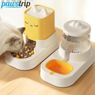Automatischer Futterspender für Katzen, 2 l, große Kapazität, Wasserspender für Haustiere, Futteraufbewahrungseimer für Katzen, kleine Hunde, Katzen, Trinknapf, Heimtierbedarf