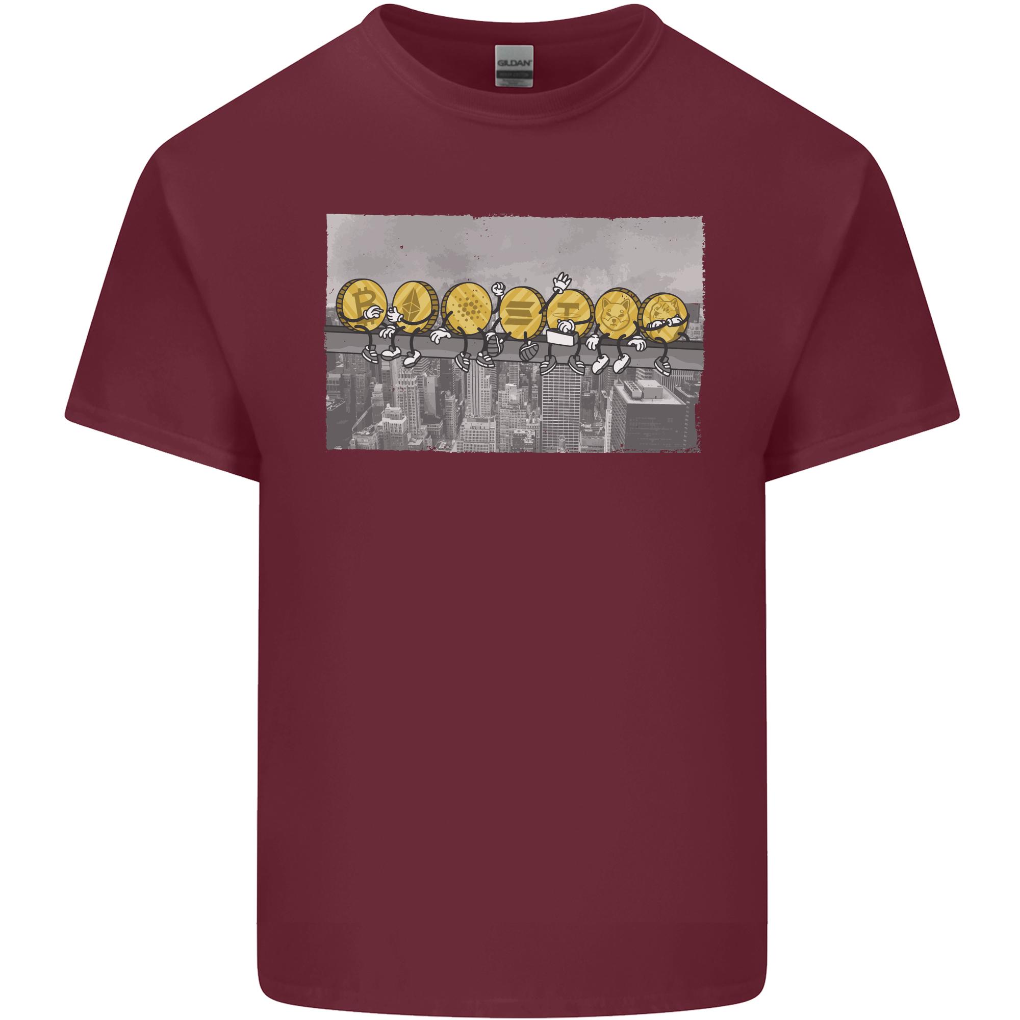 Crypto Workers New York Parody Funny Bitcoin Unisexs Light Cotton TShirt S