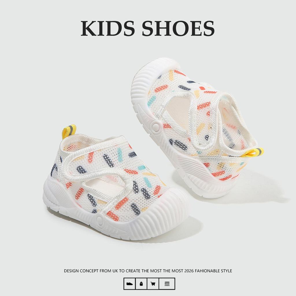 Baby Walking Shoes Breathable Summer Soft Soled Mesh Shoes for Boys and Girls Baby Sandals Child Non-slip Floor Shoes