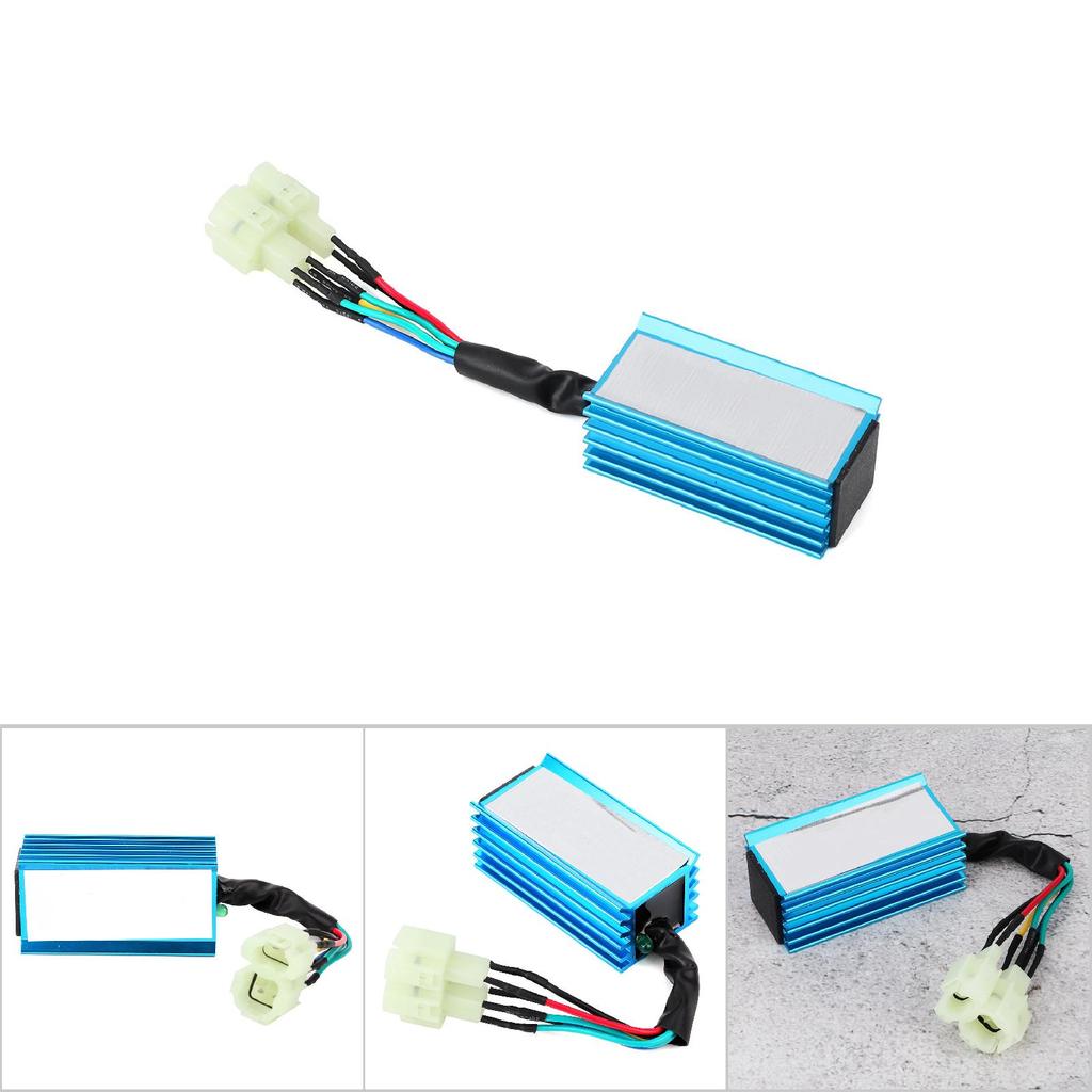 6 Pin Racing AC CDI GY6 Round Pin Ignition Box for 50cc 90cc 110cc 125cc 150cc 2 Stroke Engine Moped Scooter
