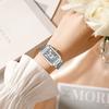 Small Square Watch Women'S Watch Fashion Light Luxury Watch Niche Trend Steel Watch